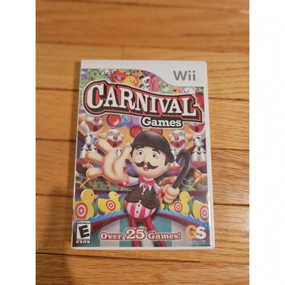 Carnival Games (Nintendo Wii, 2007) Complete w/ Manual